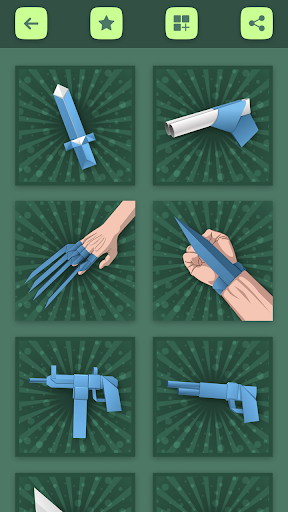 papercraft gun instructions