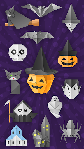 Origami Halloween From Paper - Image screenshot of android app