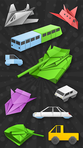 Origami Paper Vehicles - Image screenshot of android app