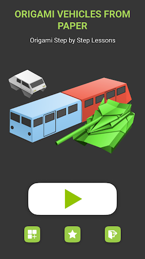 Origami Paper Vehicles - Image screenshot of android app