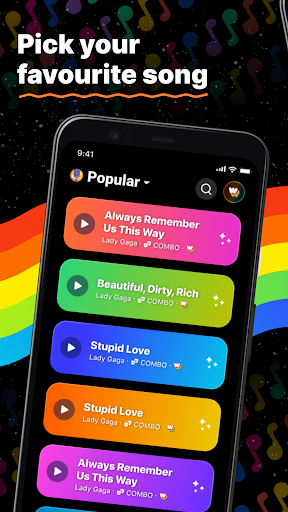 Wombo: Make your selfies sing - عکس برنامه موبایلی اندروید