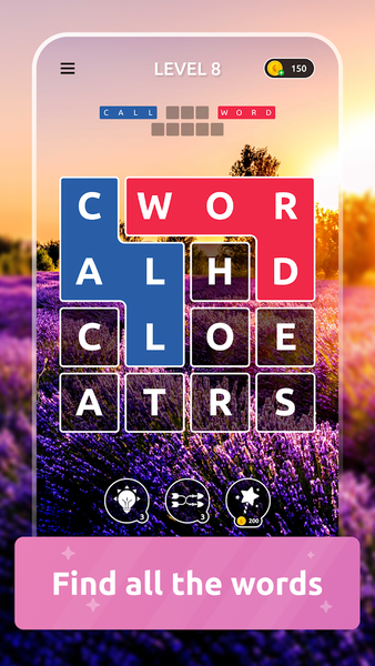 Words of Nature: Word Search - Gameplay image of android game