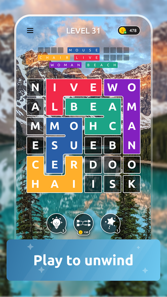 Words of Nature: Word Search - Gameplay image of android game