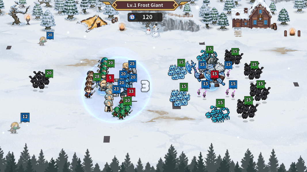 Kingsland: Battle Simulation - Gameplay image of android game