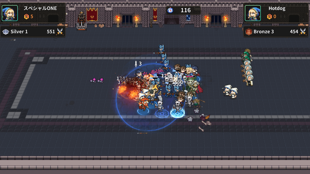 Kingsland: Battle Simulation - Gameplay image of android game