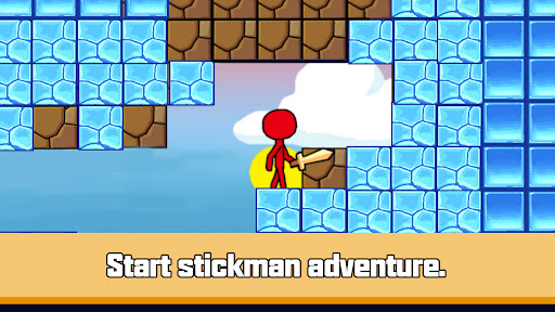 Download Red Stickman in Craft World android on PC