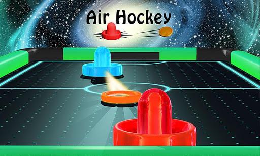 Air Hockey - Ice to Glow Age - Gameplay image of android game