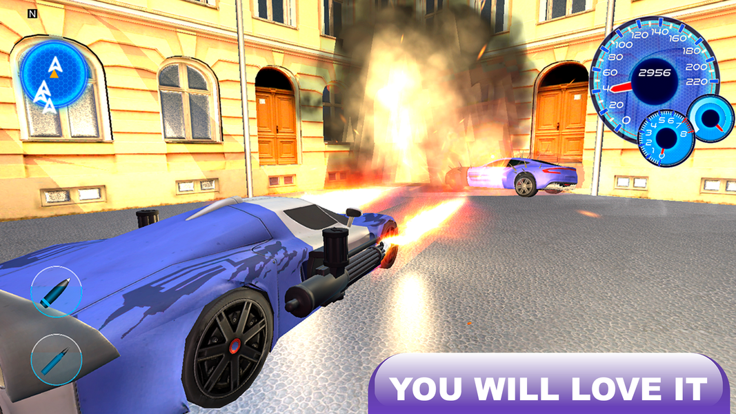 Car Destruction Shooter - Demo - Gameplay image of android game