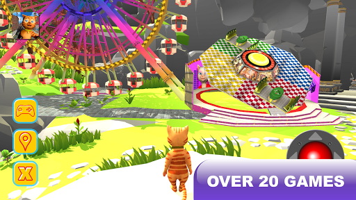 Cat Amusement Park Asia - Gameplay image of android game