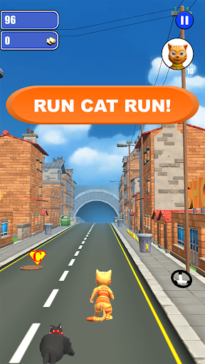 Cat Leo Run - Talking Cat Run - Image screenshot of android app