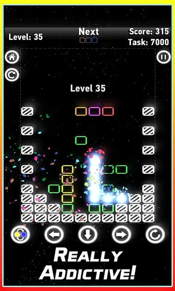 Glow Block – Neon Blocks Game - عکس بازی موبایلی اندروید