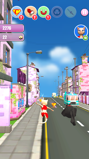 Princess Cat Lea Run - Image screenshot of android app