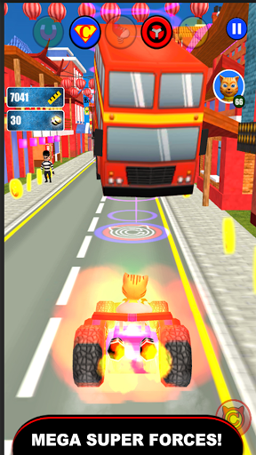 Super Hero Cat Run - Image screenshot of android app
