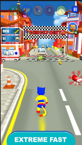 Super Hero Cat Run - عکس برنامه موبایلی اندروید