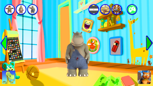 Talking Hippo Rock - Gameplay image of android game