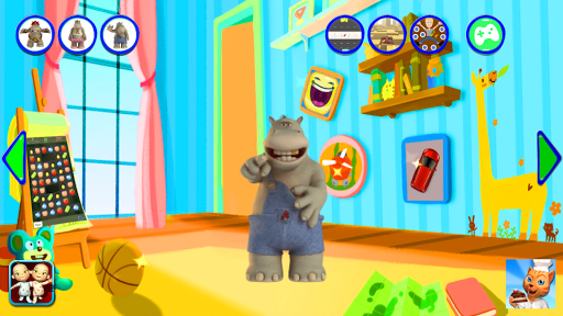 Talking Hippo Rock - Gameplay image of android game