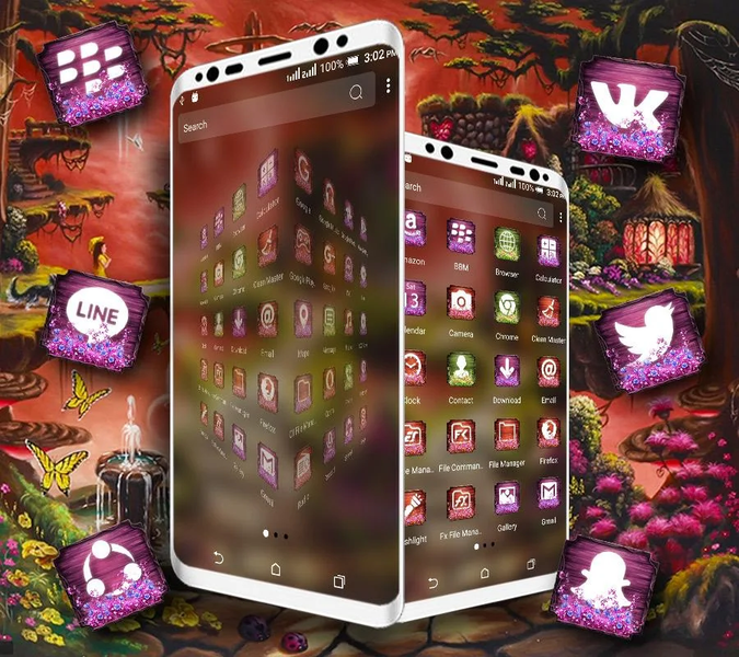 Wonderland Forest Theme - Image screenshot of android app