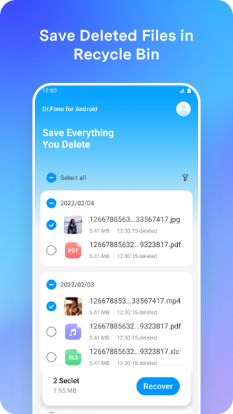 Dr.Fone: Photo & Data Recovery - عکس برنامه موبایلی اندروید