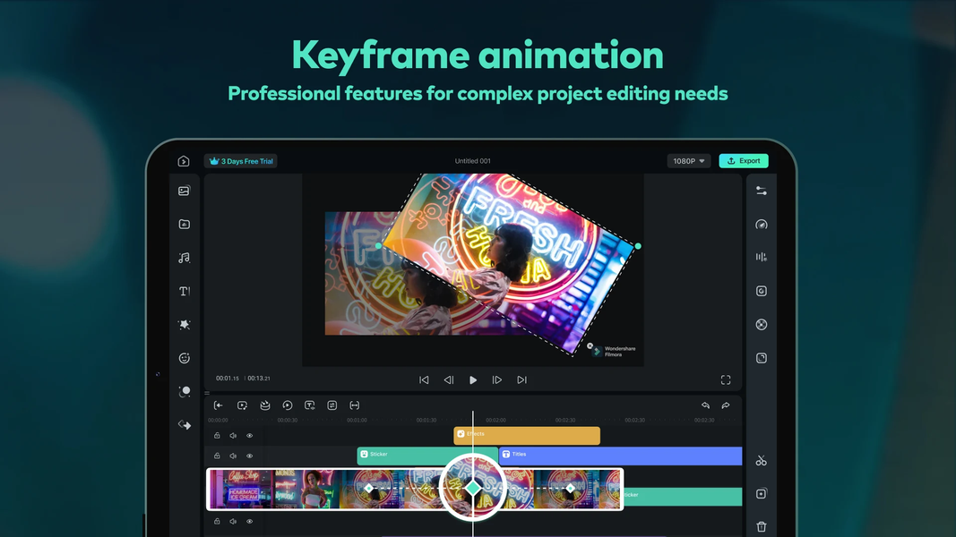 FilmoraHD - AI Video Creator - عکس برنامه موبایلی اندروید