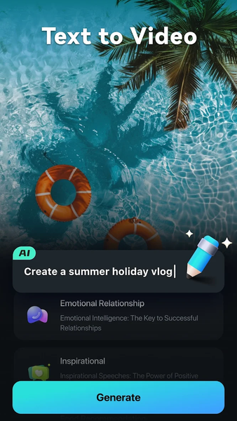 Filmora AI: AI Video Generator - Image screenshot of android app