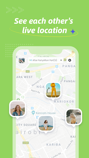 Geonection: Live GPS Tracker - Image screenshot of android app