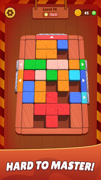 Wood Blast Escape - Gameplay image of android game