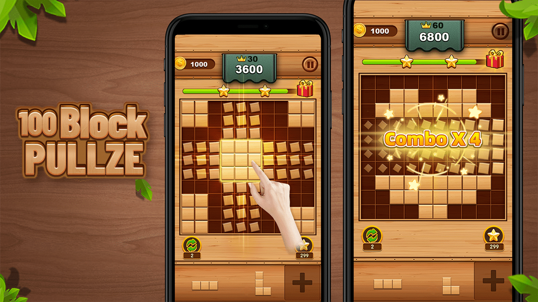 ۱۰۰ Block Puzzle—Woody Classic - عکس برنامه موبایلی اندروید