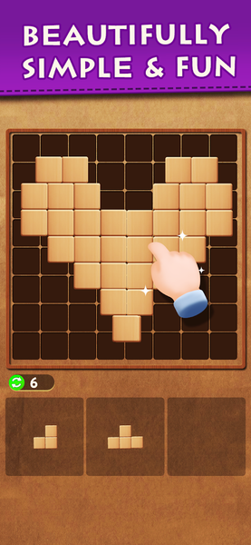 Wood Block Puzzle Classic Game - Gameplay image of android game