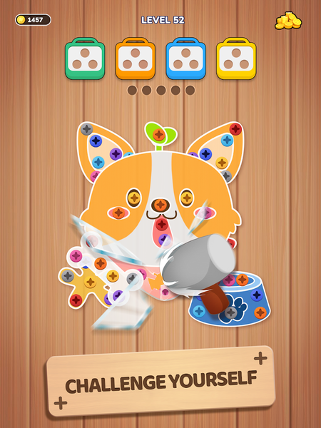 Woodle Screw Jam: Nuts & Bolts - عکس بازی موبایلی اندروید