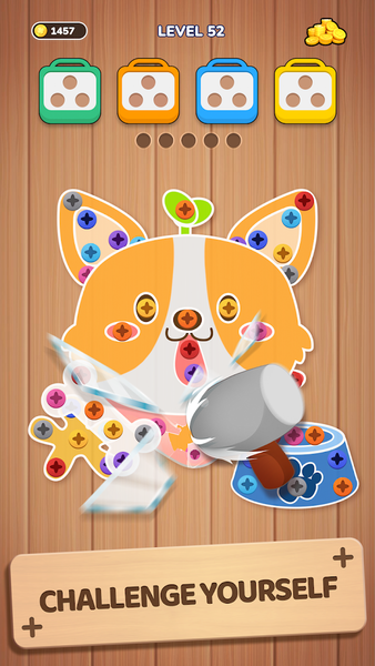 Woodle Screw Jam: Nuts & Bolts - عکس بازی موبایلی اندروید