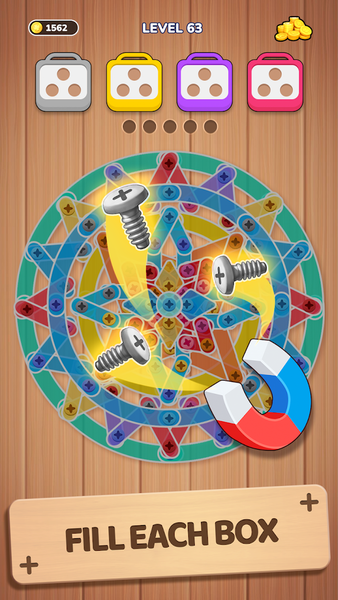 Woodle Screw Jam: Nuts & Bolts - عکس بازی موبایلی اندروید