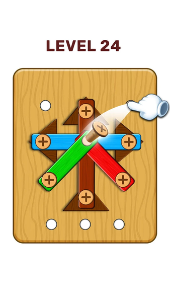 Puzzle Wood Nuts & Bolts Games - عکس بازی موبایلی اندروید