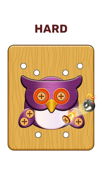Puzzle Wood Nuts & Bolts Games - Gameplay image of android game