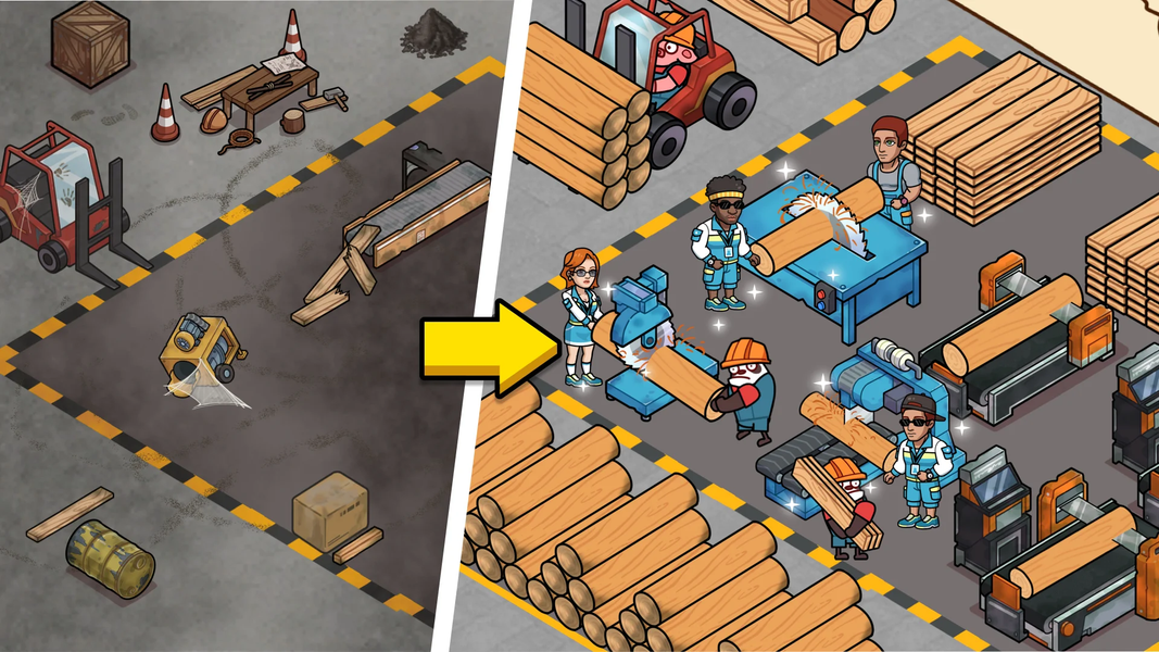 Lumber Out - Gameplay image of android game