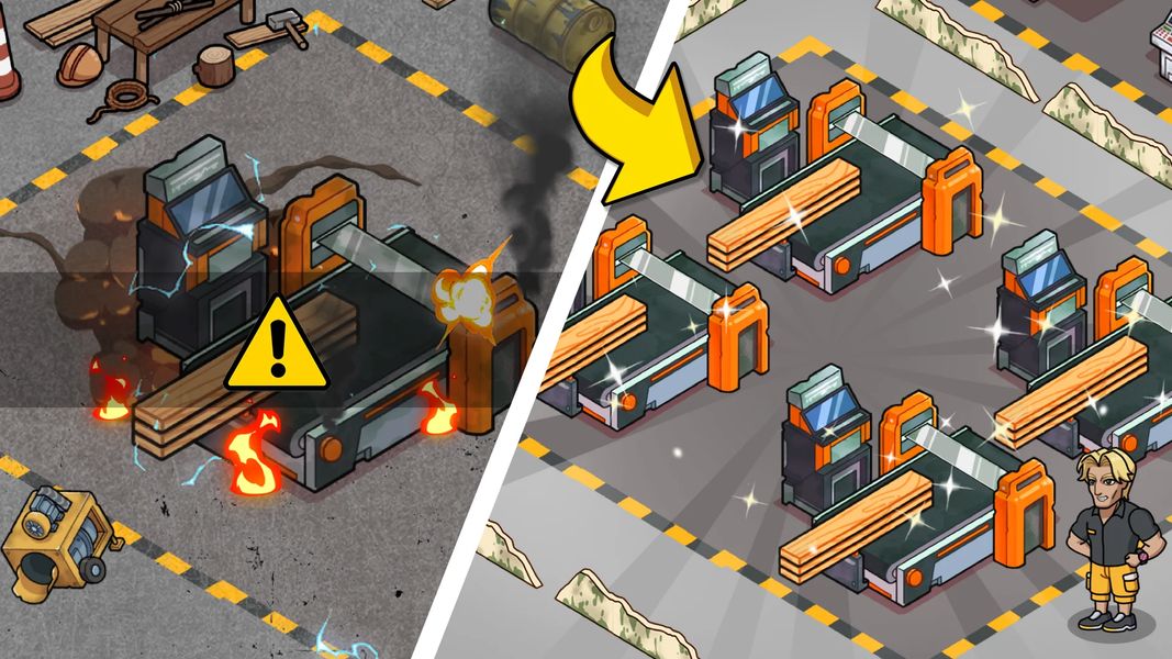 Lumber Out - Gameplay image of android game