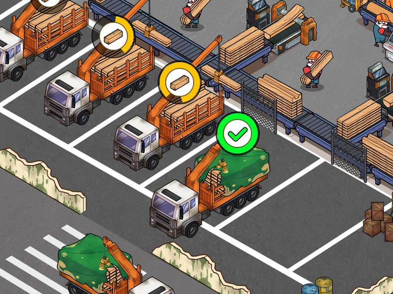 Lumber Out - Gameplay image of android game