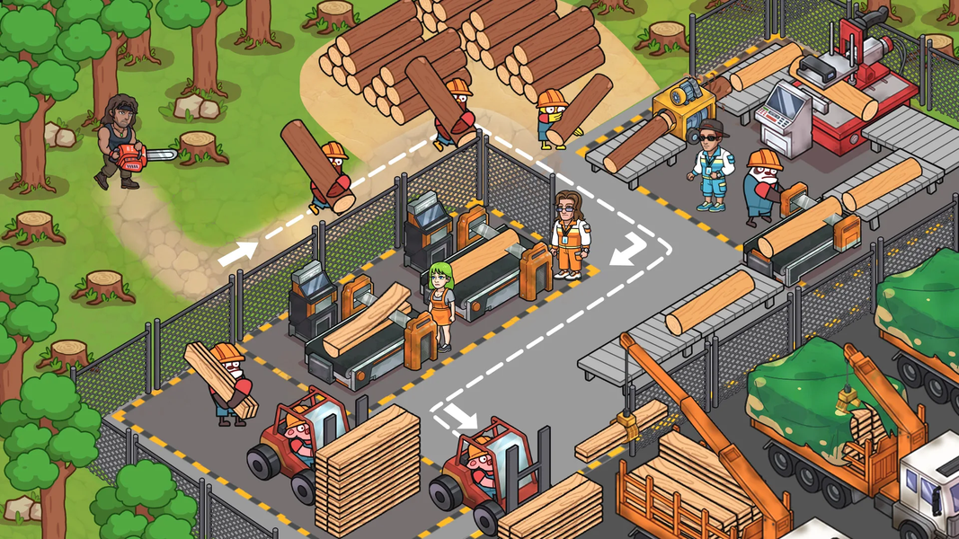 Lumber Out - Gameplay image of android game