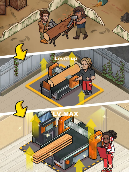 Lumber Out - Gameplay image of android game
