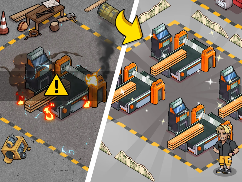 Lumber Out - Gameplay image of android game