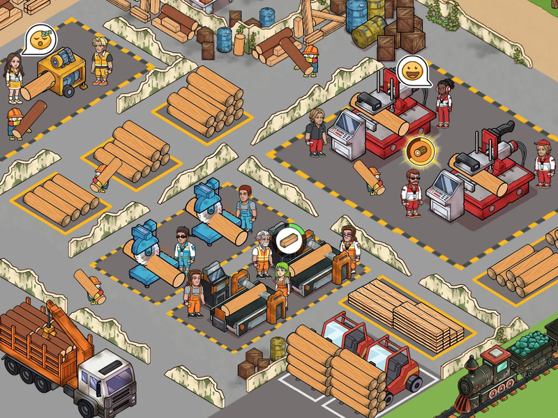 Lumber Out - Gameplay image of android game