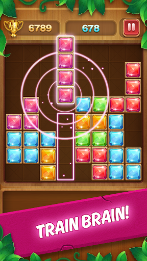 Block Puzzle Jewel Wood - Gameplay image of android game