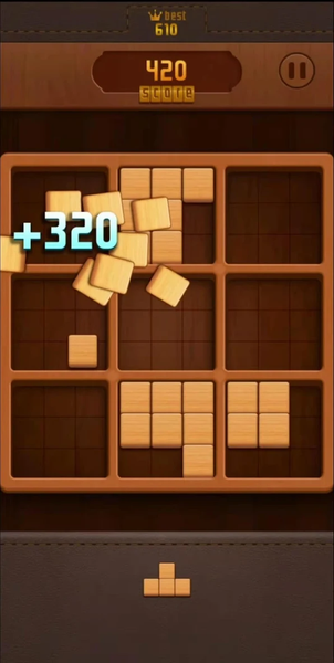 Wood Block Combo - Gameplay image of android game