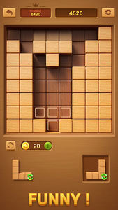 Wood Block Puzzle - Image screenshot of android app