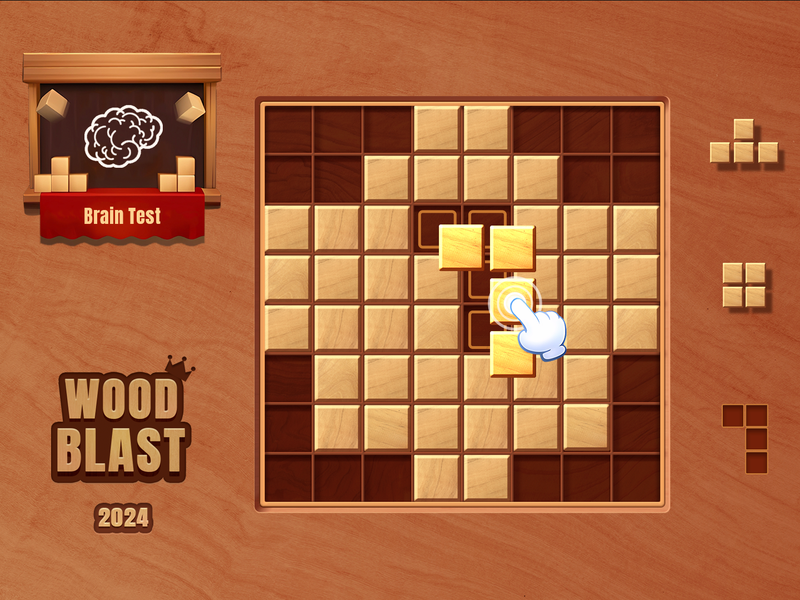 Wood Blast: Block Puzzle Games - Gameplay image of android game