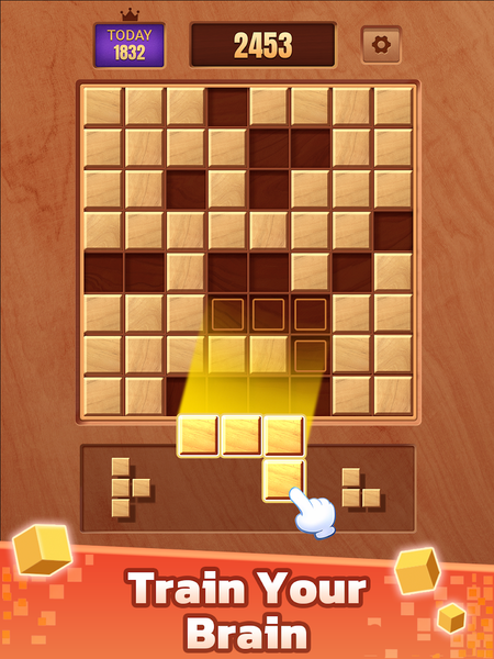 Wood Blast: Block Puzzle Games - Gameplay image of android game