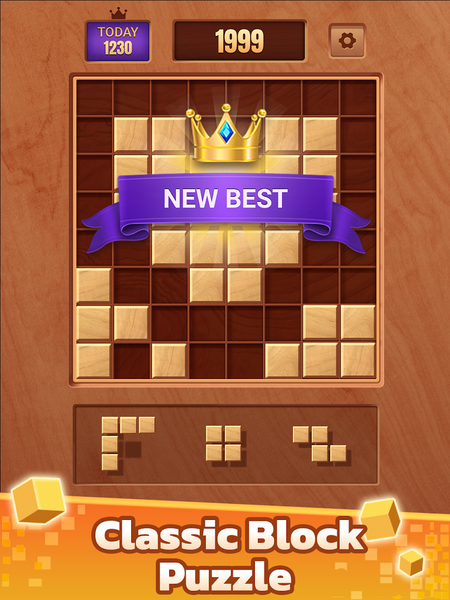 Wood Blast: Block Puzzle Games - Gameplay image of android game