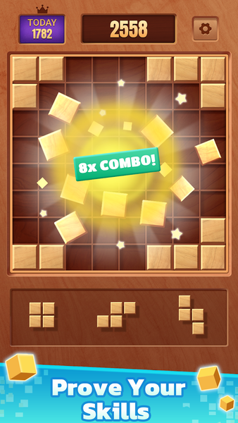 Wood Blast: Block Puzzle Games - Gameplay image of android game