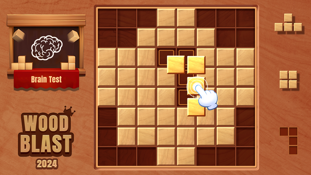 Wood Blast: Block Puzzle Games - Gameplay image of android game
