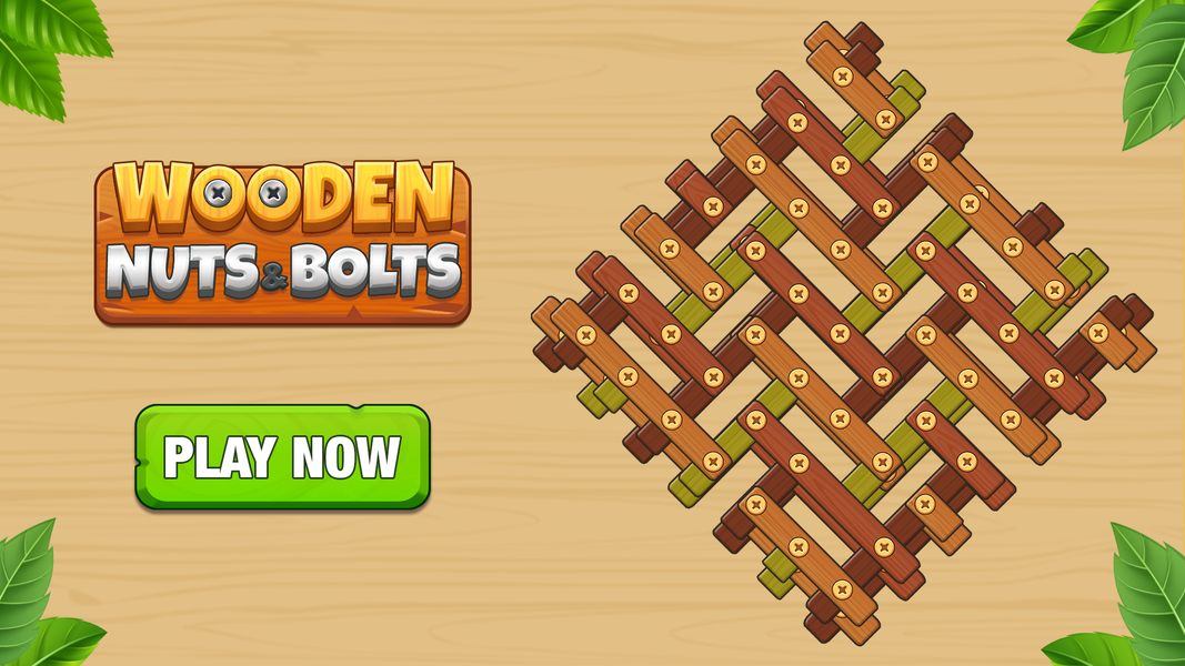 Wooden Nuts: Wood Nuts & Bolts - Gameplay image of android game