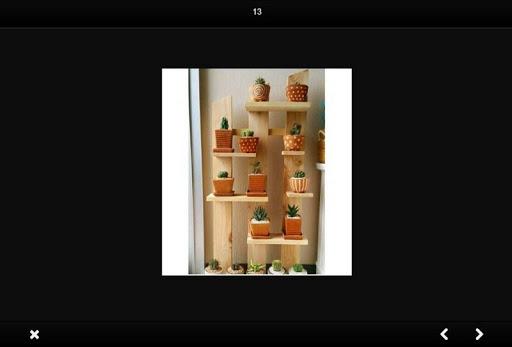 wooden flowerpot shelves ideas - عکس برنامه موبایلی اندروید